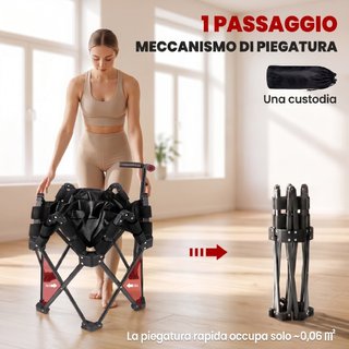 Trampolín cama elástica plegable de metal, Ø104 cm