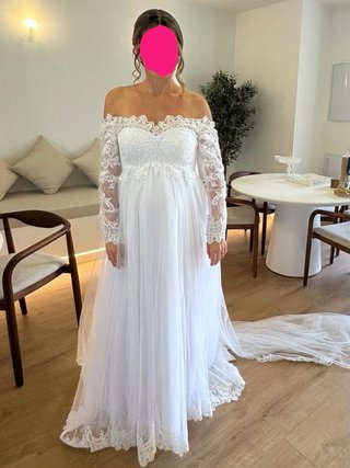 Vestido de Novia con Velo