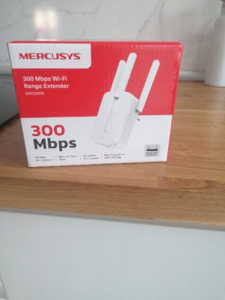 Repetidor Wi-Fi MERCUSYS MW300RE 300 Mbps