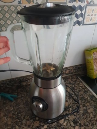 Batidora de vaso de cristal