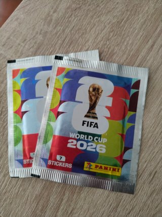 2 Sobres de Cromos Panini Mundial 2026