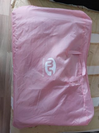 Cuna de viaje Colecho MS Oxford Rosa con colchon