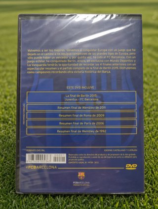 DVD F.C. Barcelona Campeón de Europa 2015 de segunda mano por 10