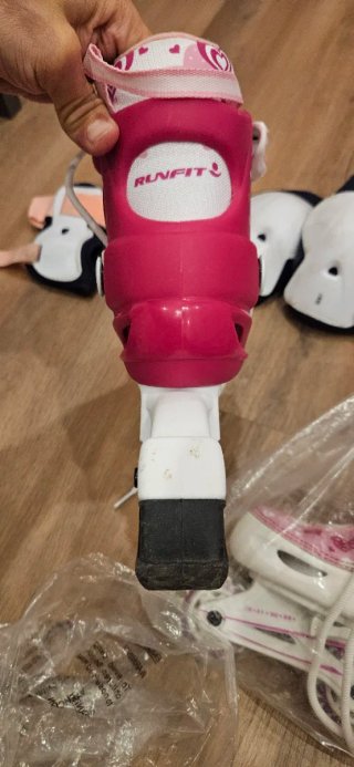Patines en línea niña Runfit + protecciones