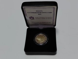 Moneda 2€ Malta 2011 Proof en Estuche