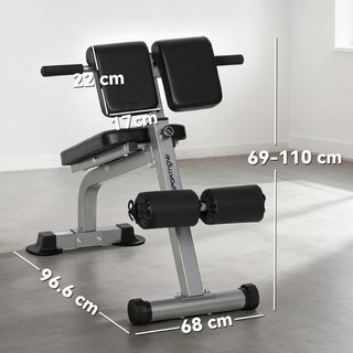 Silla romana banco de musculación de metal, 150 kg