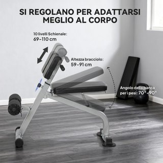 Silla romana banco de musculación de metal, 150 kg