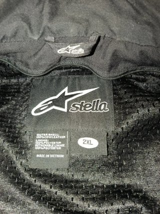 Chaqueta Alpinestars Stella Cuero Rosa y Blanca