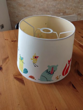 Pantalla de Lámpara Infantil con Animales