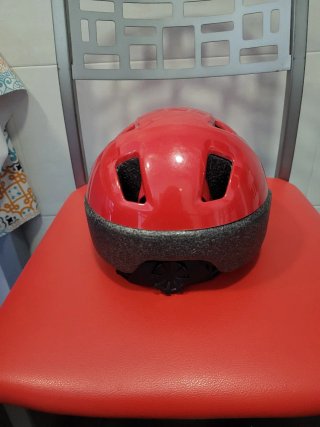 Casco Bici Niño Btwin Rojo (48-52 cm)