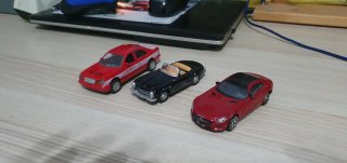 Set 3 Modellini Auto Mercedes 1:43