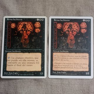 2 Cartas Magic: Reina Hechicera