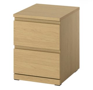 Mesitas de noche Ikea madera