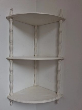 Estantería Rinconera Blanca