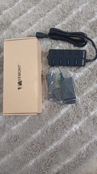 Vemont Hub USB 3.0 de 4 puertos