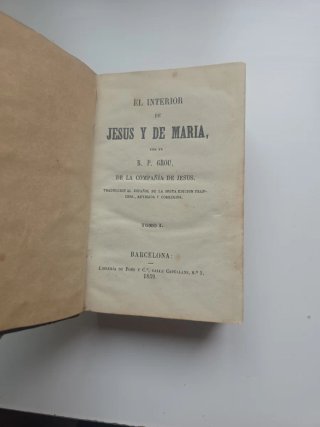 Lote 2 Libros Antiguos Religiosos (1859 y 1860)
