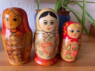 3 Muñecas Rusas Matrioska