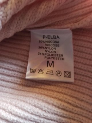 Jersey de punto rosa