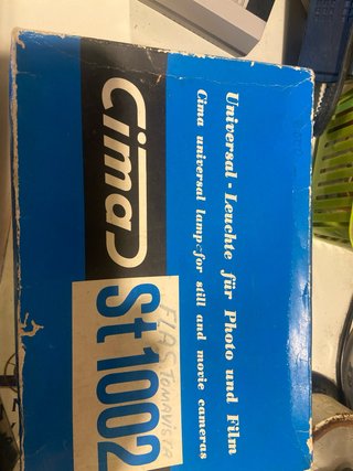 Lámpara de Foco Vintage Cima con caja