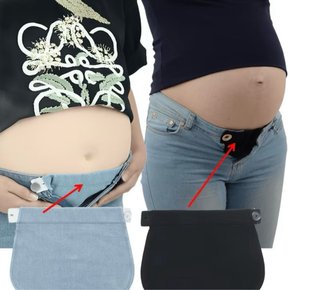 Set de 5 Extensores de Pantalón Maternidad