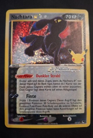 Carta Pokémon Umbreon 25 Aniversario