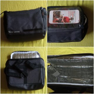 Bolsa para Manillar de Bicicleta West Biking