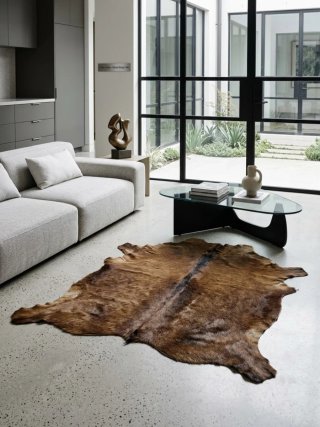 Alfombra de piel de vaca