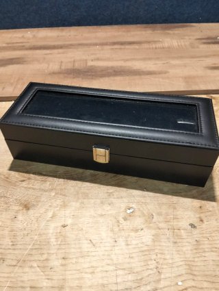 SONGMICS Caja de Relojes con 6 Compartimentos