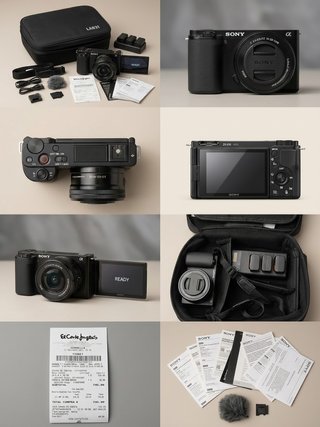 Sony ZV-E10 con objetivo 16-50mm