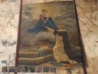 Antiguo cuadro religioso