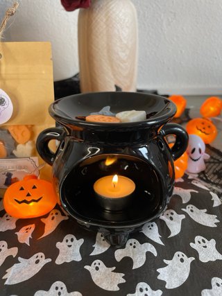 Pack Halloween: Vela, Quemador y Wax Melts