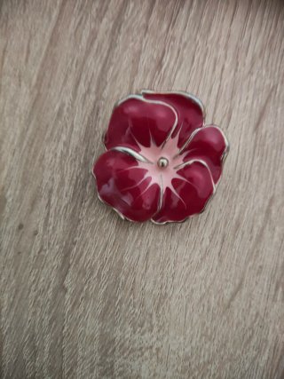 Broche de flor vintage años 70