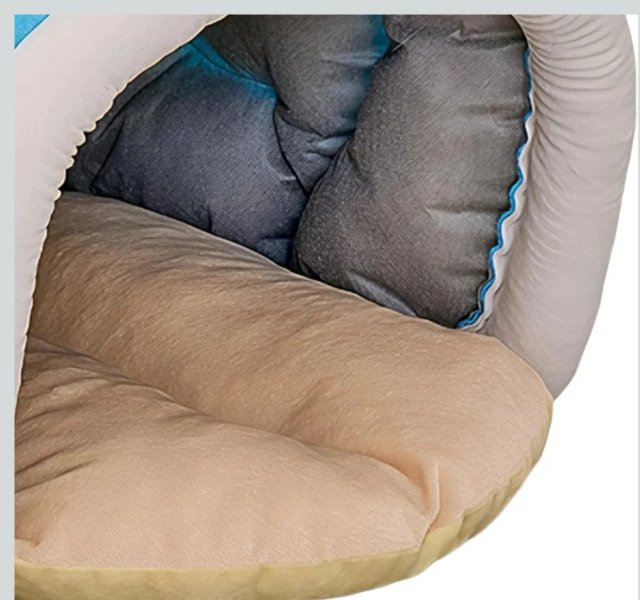 Cama para mascota forma de caracol