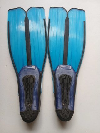 Aletas Cressi Talla 33-34 Azul