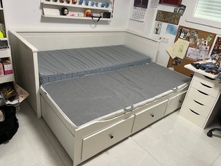 Cama nido Ikea con 2 colchones, como nueva.