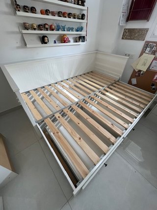 Cama nido Ikea con 2 colchones, como nueva.