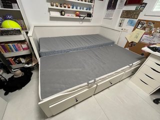 Cama nido Ikea con 2 colchones, como nueva.