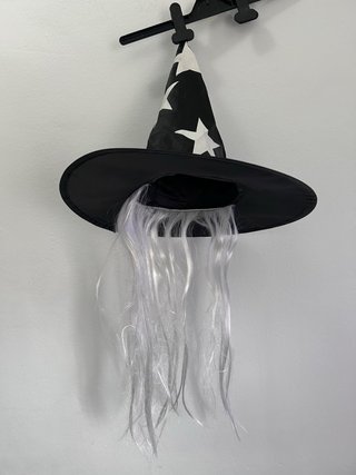 Sombrero de Bruja con Pelo