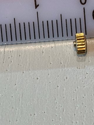 Corona de Reloj Buren Chapada en Oro