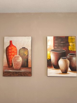 Set de 2 Cuadros Decorativos para Comedor