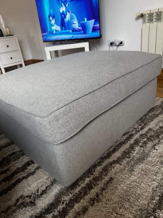 Reposapiés con Almacenaje Gris