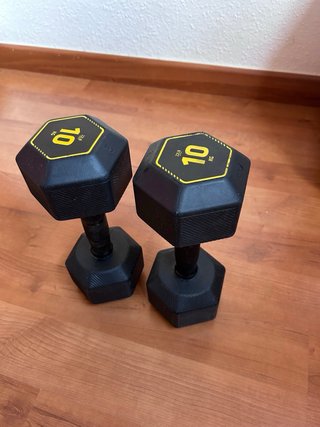 Set de 2 Mancuernas de 10kg , no negociable