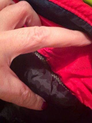 Anorak Rojo y Azul