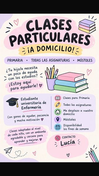 Clases Particulares a niños de primaria