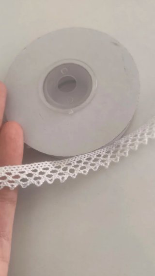 Encaje de Bolillo Blanco 5 Metros
