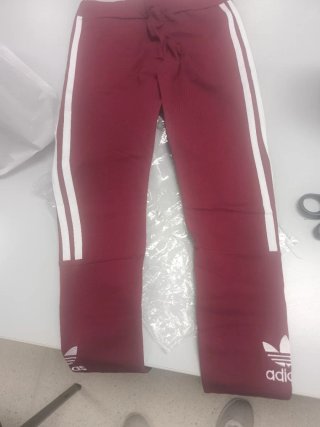 Leggings Adidas Deportivos burdeos
