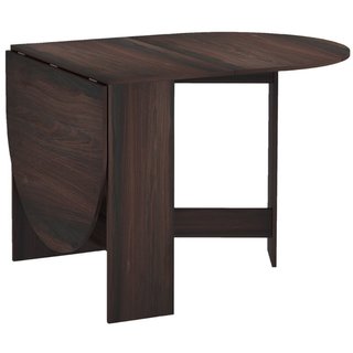 Mesa abatible y consola, aglomerado, 20 kg, marrón