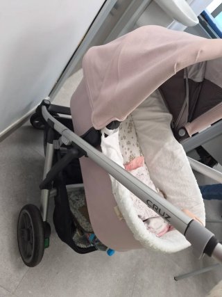 Carrito Uppababy Cruz Rosa Palo