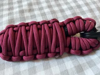 Kit cane: collare ciliegia + guinzaglio