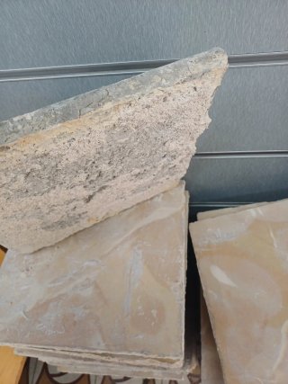 Lote de Baldosas Antiguas Amarillas dd 25x25 hay p